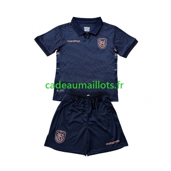 Ecuador Maillot avec flocage Extérieur Coupe du Monde 2026 ,Tenue Enfant MC