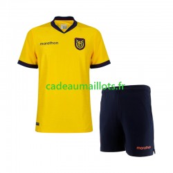 Ecuador Maillot avec flocage Domicile Coupe du Monde 2026 ,Tenue Enfant MC