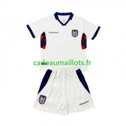 Ecuador Maillot avec flocage 3ème Coupe du Monde 2026 ,Tenue Enfant MC