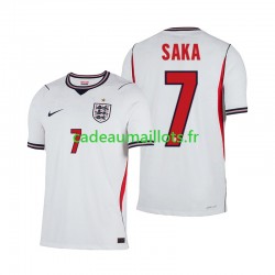 Angleterre Maillot avec flocage Bukayo Saka 7 Domicile Coupe du Monde 2026 ,Homme MC