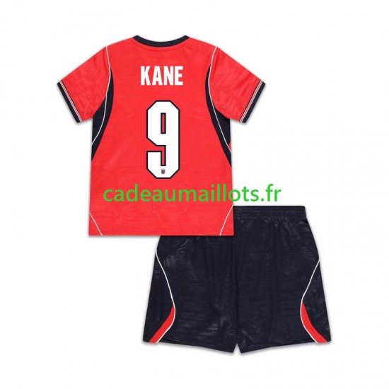 Angleterre Maillot avec flocage Harry Kane 9 Extérieur Coupe du Monde 2026 ,Tenue Enfant MC