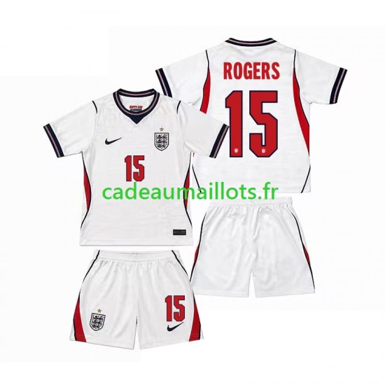Angleterre Maillot avec flocage Morgan Rogers 15 Domicile Coupe du Monde 2026 ,Tenue Enfant MC