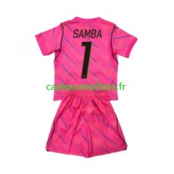 France Maillot avec flocage Brice Samba 1 Gardien Extérieur Coupe du Monde 2026 ,Tenue Enfant MC