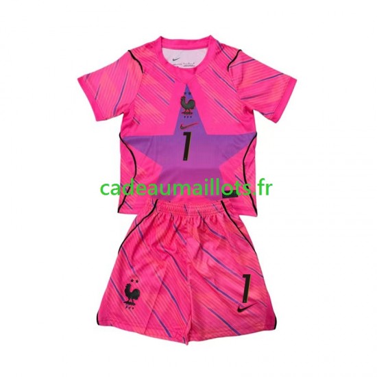 France Maillot avec flocage Brice Samba 1 Gardien Extérieur Coupe du Monde 2026 ,Tenue Enfant MC