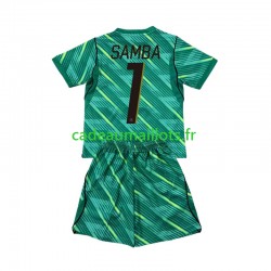 France Maillot avec flocage Brice Samba 1 Gardien 3ème Coupe du Monde 2026 ,Tenue Enfant MC