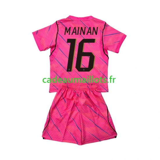 France Maillot avec flocage Mike Maignan 16 Gardien Extérieur Coupe du Monde 2026 ,Tenue Enfant MC