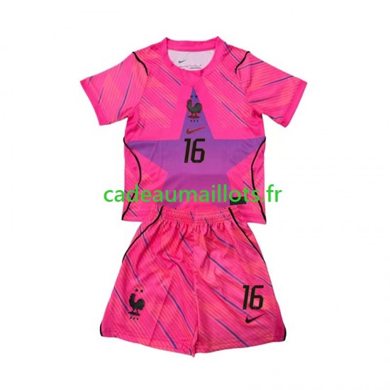 France Maillot avec flocage Mike Maignan 16 Gardien Extérieur Coupe du Monde 2026 ,Tenue Enfant MC