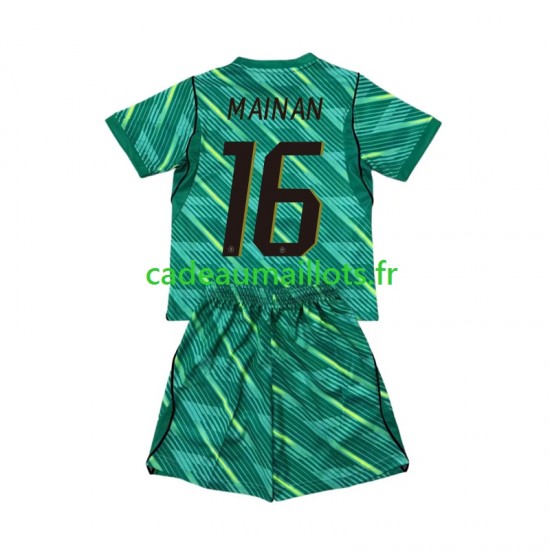 France Maillot avec flocage Mike Maignan 16 Gardien 3ème Coupe du Monde 2026 ,Tenue Enfant MC