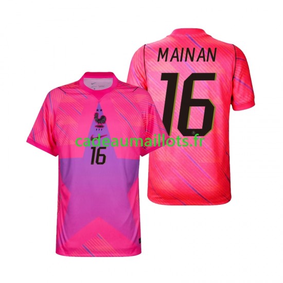 France Maillot avec flocage Mike Maignan 16 Gardien Extérieur Coupe du Monde 2026 ,Homme MC