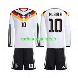 Allemagne Maillot avec flocage Jamal Musiala 10 Domicile Coupe du Monde 2026 ,Tenue Enfant ML