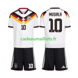 Allemagne Maillot avec flocage Jamal Musiala 10 Domicile Coupe du Monde 2026 ,Tenue Enfant MC