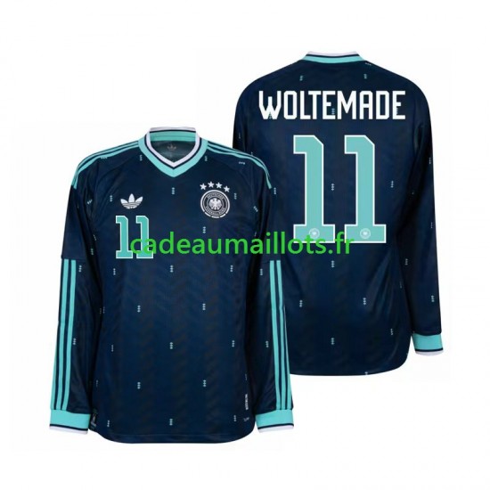 Allemagne Maillot avec flocage Nick Woltemade 11 Extérieur Coupe du Monde 2026 ,Homme ML