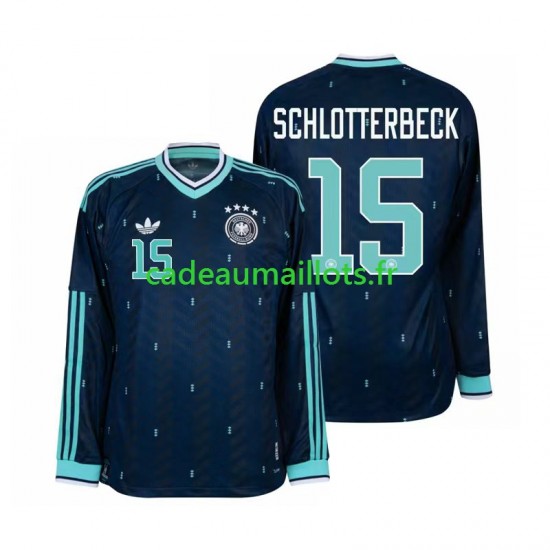 Allemagne Maillot avec flocage Nico Schlotterbeck 15 Extérieur Coupe du Monde 2026 ,Homme ML