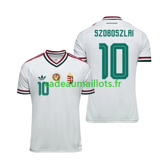 Hongrie Maillot avec flocage Dominik Szoboszlai 10 Extérieur Coupe du Monde 2026 ,Homme MC