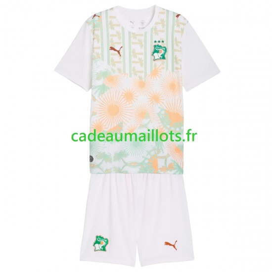 Côte d'Ivoire Maillot avec flocage Extérieur Coupe du Monde 2026 ,Tenue Enfant MC
