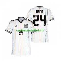 Japon Maillot avec flocage Kaishu Sano 24 Extérieur Coupe du Monde 2026 ,Homme MC