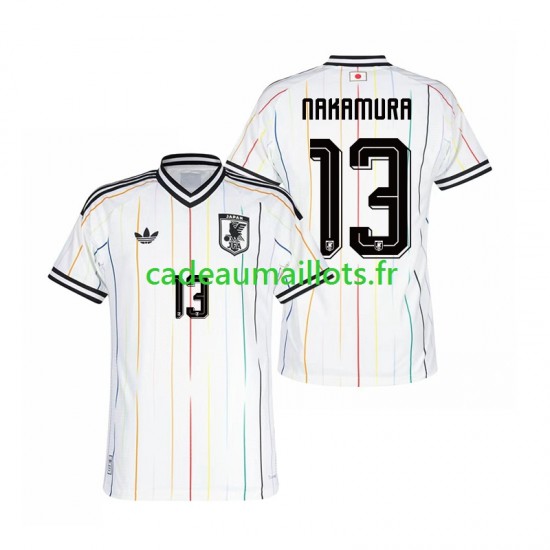 Japon Maillot avec flocage Keito Nakamura 13 Extérieur Coupe du Monde 2026 ,Homme MC