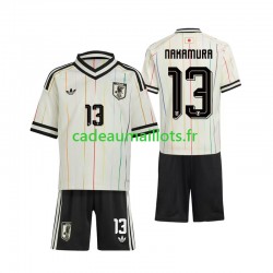 Japon Maillot avec flocage Keito Nakamura 13 Extérieur Coupe du Monde 2026 ,Tenue Enfant MC