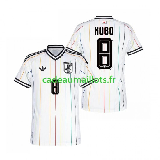 Japon Maillot avec flocage Kubo 8 Extérieur Coupe du Monde 2026 ,Homme MC