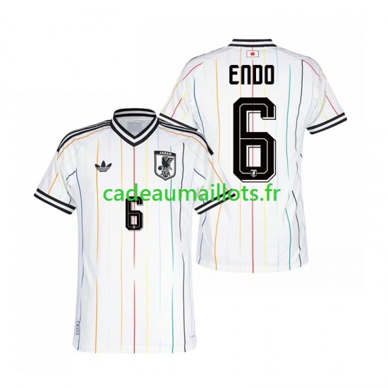 Japon Maillot avec flocage Wataru Endo 6 Extérieur Coupe du Monde 2026 ,Homme MC