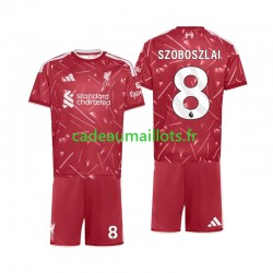 Liverpool Maillot avec flocage Dominik Szoboszlai 8 Domicile 2026-2027 ,Tenue Enfant MC Liverpool Maillot avec flocage Dominik Szoboszlai 8 Domicile 2026-2027 ,Tenue Enfant MC