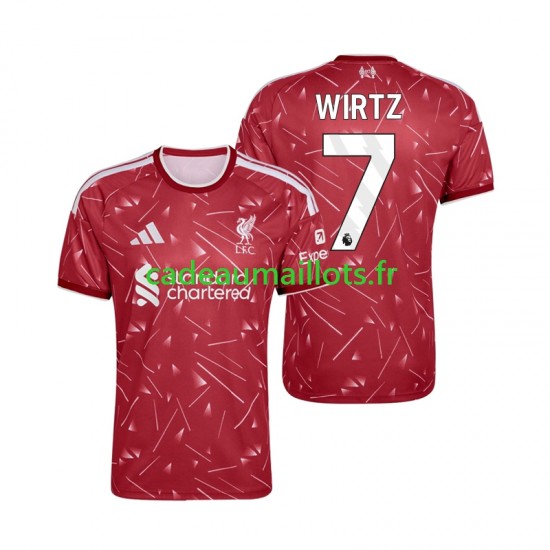 Liverpool Maillot avec flocage Florian Wirtz 7 Domicile 2026-2027 ,Homme MC
