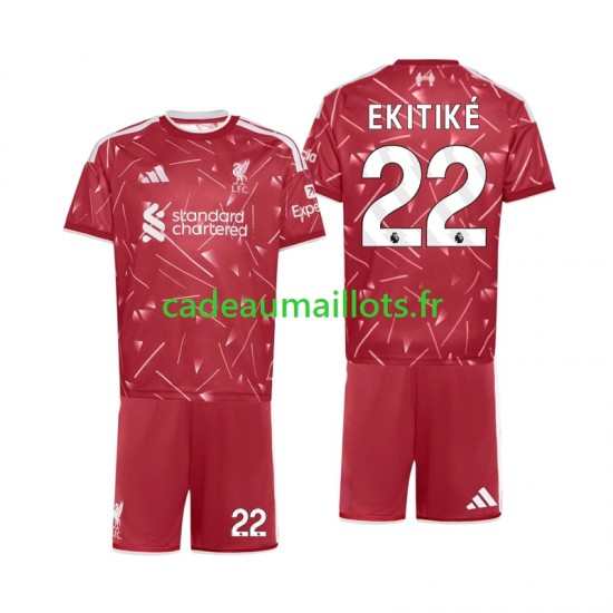 Liverpool Maillot avec flocage Hugo Ekitike 22 Domicile 2026-2027 ,Tenue Enfant MC Liverpool Maillot avec flocage Hugo Ekitike 22 Domicile 2026-2027 ,Tenue Enfant MC