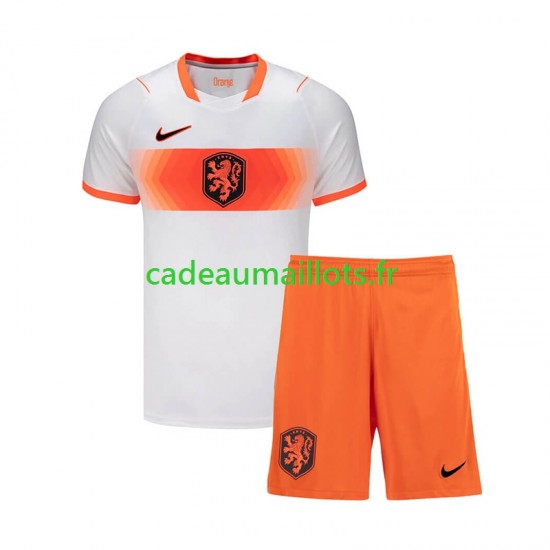 Pays-Bas Maillot avec flocage Extérieur Coupe du Monde 2026 ,Tenue Enfant MC