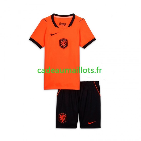 Pays-Bas Maillot avec flocage Domicile Coupe du Monde 2026 ,Tenue Enfant MC