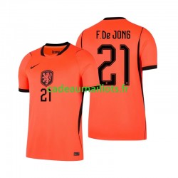 Pays-Bas Maillot avec flocage Frenkie de Jong 21 Domicile Coupe du Monde 2026 ,Homme MC