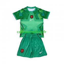 Pays-Bas Maillot avec flocage Gardien 3ème Coupe du Monde 2026 ,Tenue Enfant MC