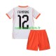 Pays-Bas Maillot avec flocage Jeremie Frimpong 12 Extérieur Coupe du Monde 2026 ,Tenue Enfant MC