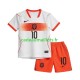 Pays-Bas Maillot avec flocage Jeremie Frimpong 12 Extérieur Coupe du Monde 2026 ,Tenue Enfant MC