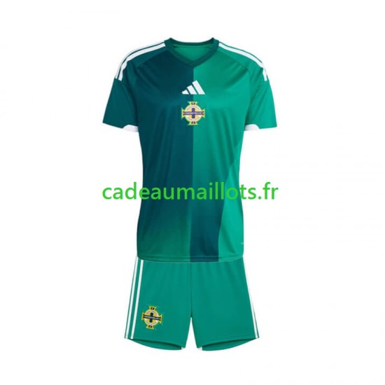 Irlande Du Nord Maillot avec flocage Domicile 2026 ,Tenue Enfant MC
