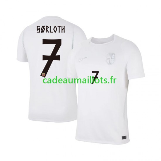 Norvège Maillot avec flocage Alexander Sorloth 7 3ème Coupe du Monde 2026 ,Homme MC