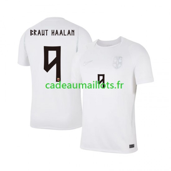 Norvège Maillot avec flocage Braut Haaland 9 3ème Coupe du Monde 2026 ,Homme MC