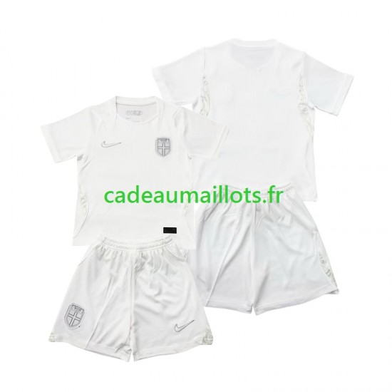 Norvège Maillot avec flocage 3ème Coupe du Monde 2026 ,Tenue Enfant MC