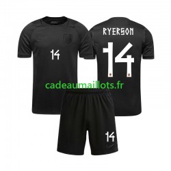 Norvège Maillot avec flocage Julian Ryerson 14 Extérieur Coupe du Monde 2026 ,Tenue Enfant MC