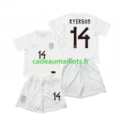 Norvège Maillot avec flocage Julian Ryerson 14 3ème Coupe du Monde 2026 ,Tenue Enfant MC