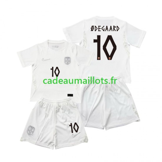 Norvège Maillot avec flocage Martin Odegaard 10 3ème Coupe du Monde 2026 ,Tenue Enfant MC