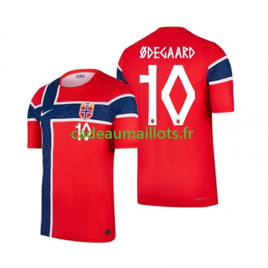 Norvège Maillot avec flocage Martin Odegaard 10 Domicile Coupe du Monde 2026 ,Homme MC