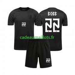 Norvège Maillot avec flocage Oscar Bobb 22 Extérieur Coupe du Monde 2026 ,Tenue Enfant MC