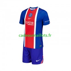 Paris Saint-Germain Maillot avec flocage Domicile 2026-2027 ,Tenue Enfant MC
