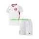 Pologne Maillot avec flocage Domicile Coupe du Monde 2026 ,Tenue Enfant MC
