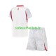 Pologne Maillot avec flocage Domicile Coupe du Monde 2026 ,Tenue Enfant MC