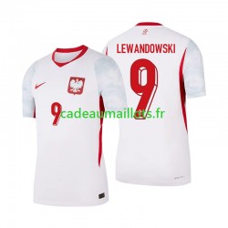 Pologne Maillot avec flocage Robert Lewandowski 9 Domicile 2026 ,Homme MC