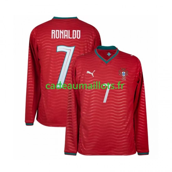 Portugal Maillot avec flocage Cristiano Ronaldo 7 Domicile Coupe du Monde 2026 ,Homme ML