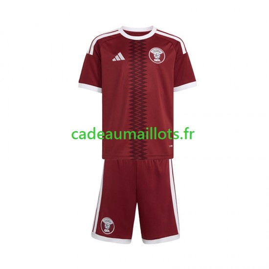 Qatar Maillot avec flocage Domicile 2026 ,Tenue Enfant MC