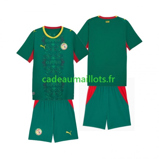 Sénégal Maillot avec flocage Extérieur 2026 2027 ,Tenue Enfant MC
