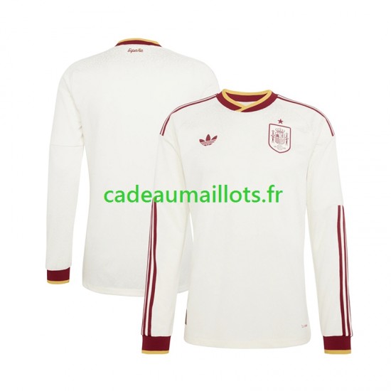Espagne Maillot avec flocage Extérieur Coupe du Monde 2026 ,Homme ML